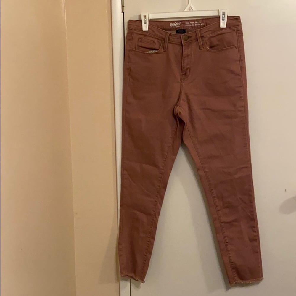 Mossimo tanish/pink jeans